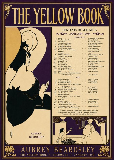 Aubrey Beardsley The Yellow Book II No6 - Affiche