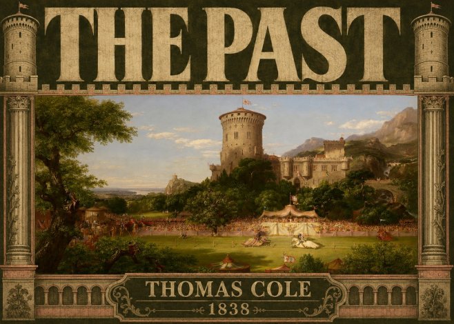Thomas Cole The Past No5 - Affiche