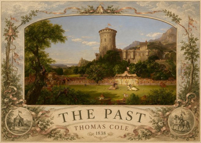 Thomas Cole The Past No6 - Affiche