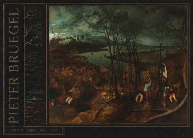 Pieter Bruegel The Gloomy Day No2 - Affiche