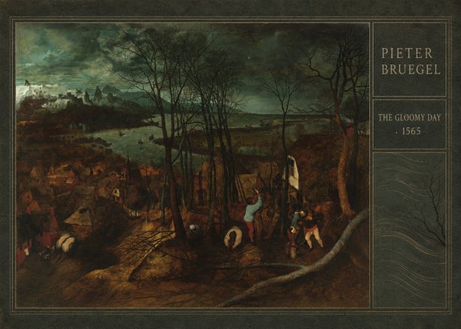 Pieter Bruegel The Gloomy Day No4 - Affiche