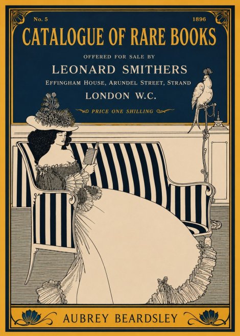 Aubrey Beardsley Catalogue of Rare Books No2 - Affiche