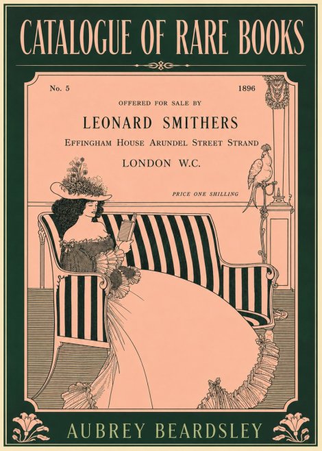 Aubrey Beardsley Catalogue of Rare Books No5 - Affiche