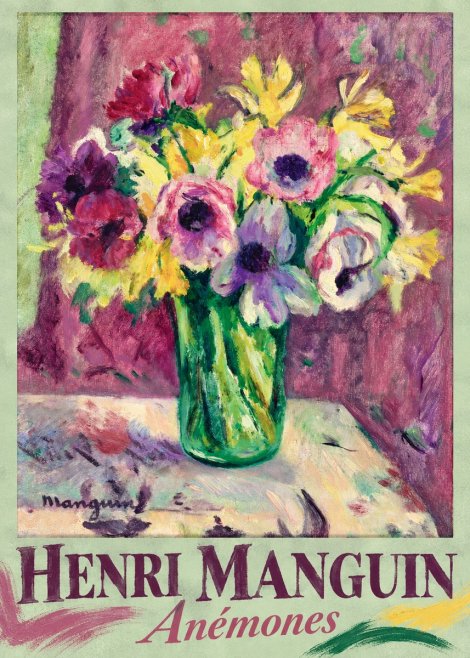 Henri Manguin Anémones No5 - Affiche