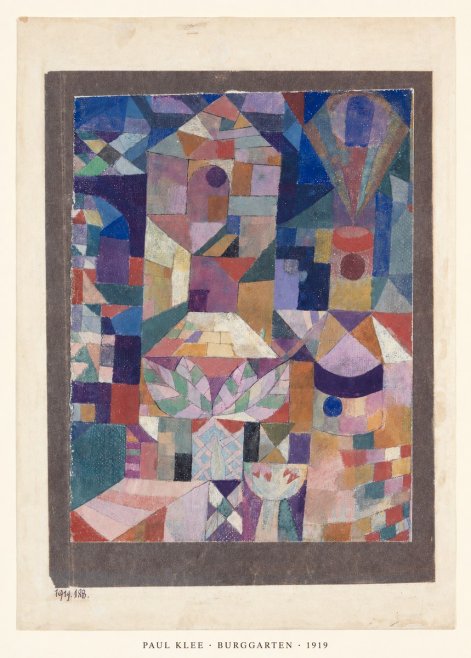 Paul Klee Burggarten No6 - Affiche