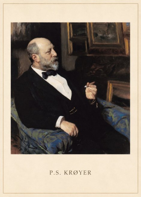 P.S. Krøyer Self-portrait I No4 - Affiche