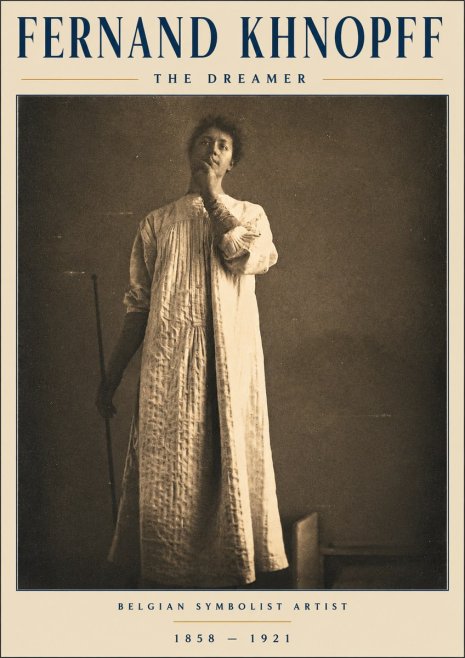 Fernand Khnopff The Dreamer No3 - Affiche