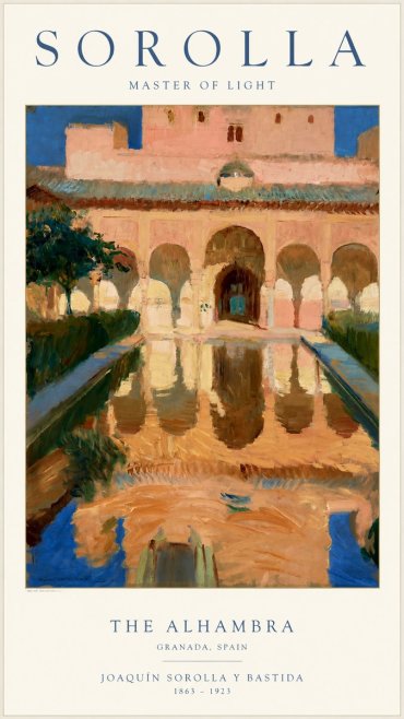 Sorolla The Alhambra No1 - Affiche