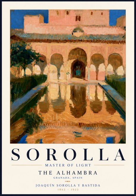 Sorolla The Alhambra No6 - Affiche