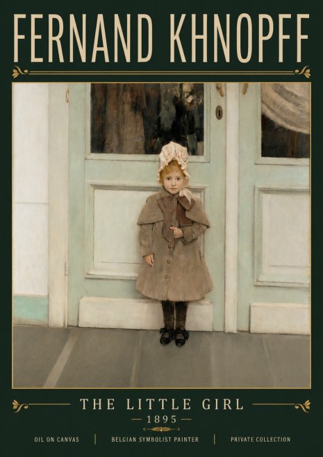 Fernand Khnopff The Little Girl No6 - Affiche