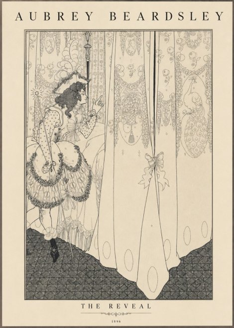 Aubrey Beardsley The Reveal No1 - Affiche