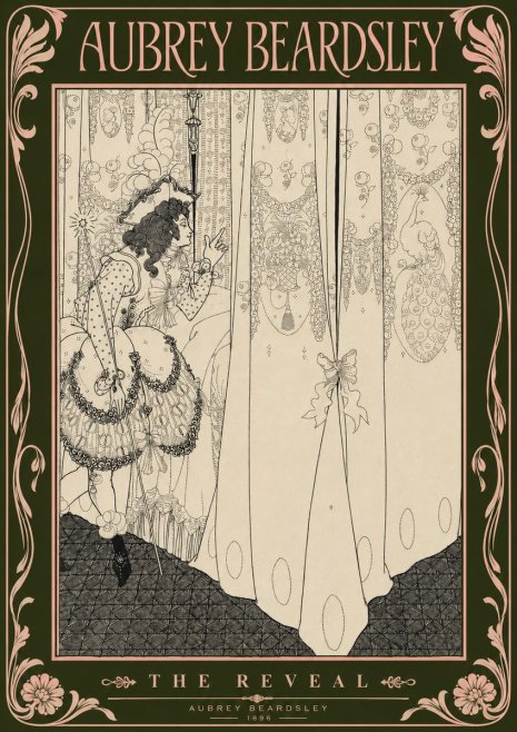 Aubrey Beardsley The Reveal No3 - Affiche
