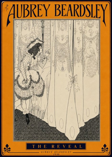 Aubrey Beardsley The Reveal No4 - Affiche