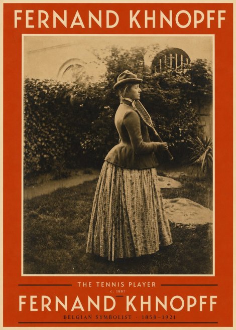 Fernand Khnopff The Tennis Player No2 - Affiche