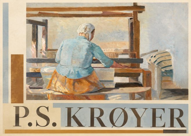 P.S. Krøyer A Weaver No4 - Affiche