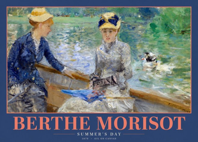Berthe Morisot Summer's Day No2 - Affiche