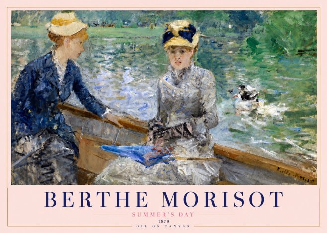 Berthe Morisot Summer's Day No4 - Affiche