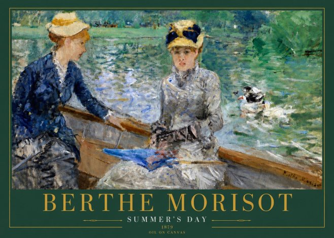 Berthe Morisot Summer's Day No5 - Affiche