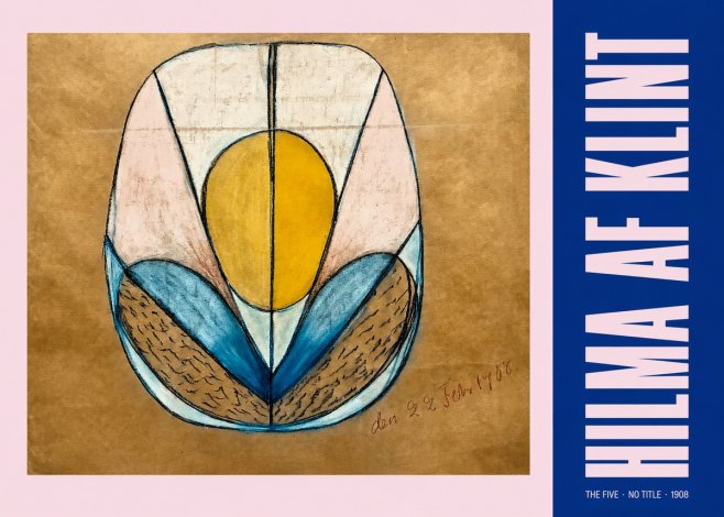 Hilma af Klint The Five - No Title No2 - Affiche