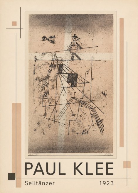 Paul Klee Seiltänzer II No1 - Affiche