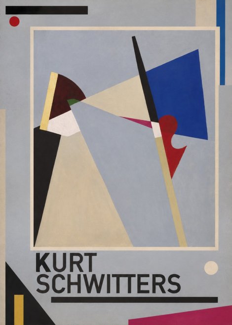 Kurt Schwitters Abstract Composition No3 - Affiche