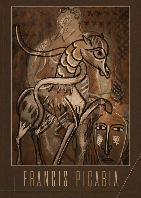 Francis Picabia Stylized Figures and Horse No2 - Affiche