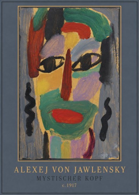 Alexej von Jawlensky Mystischer Kopf No4 - Affiche