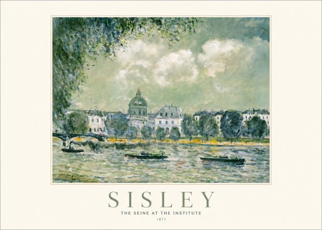 Sisley The Seine at the Institute No1 - Affiche