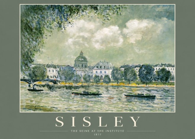 Sisley The Seine at the Institute No2 - Affiche