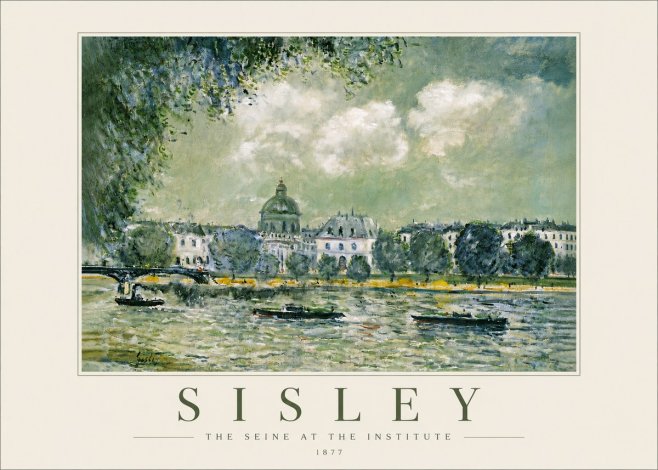 Sisley The Seine at the Institute No4 - Affiche
