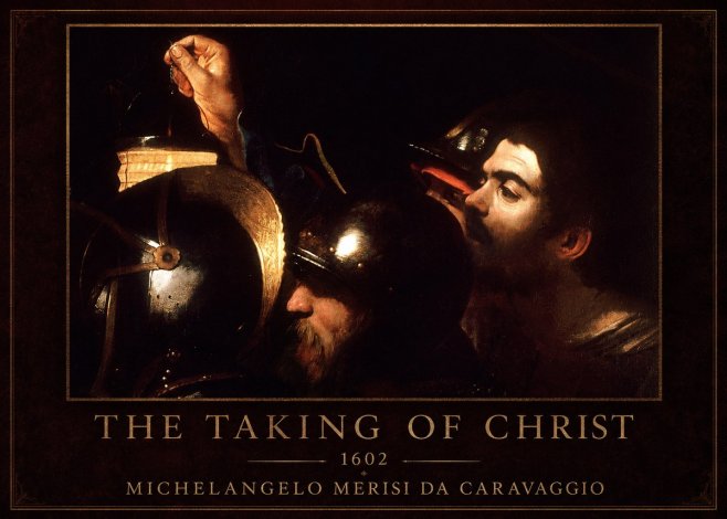 Michelangelo Merisi da Caravaggio The Taking of Christ I No1 - Affiche