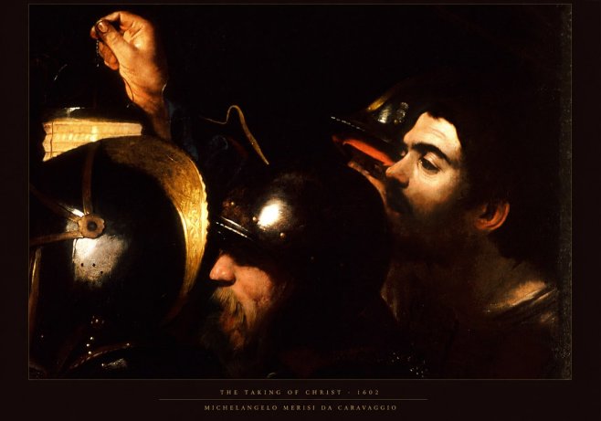 Michelangelo Merisi da Caravaggio The Taking of Christ I No4 - Affiche