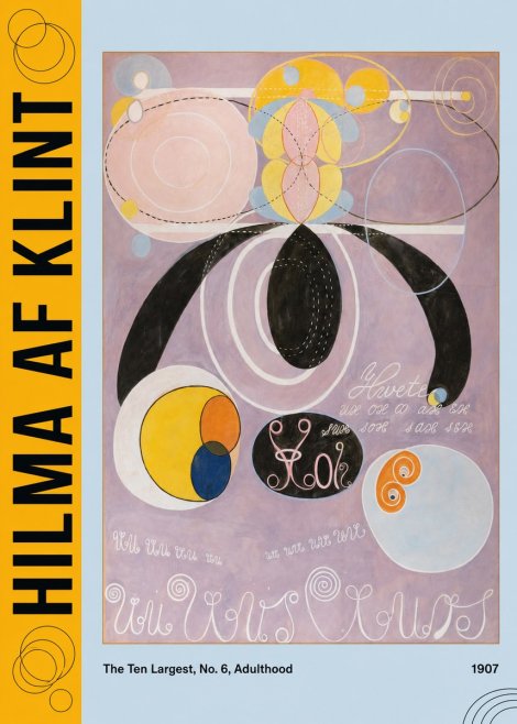 Hilma af Klint The Ten Largest, No. 6, Adulthood No2 - Affiche