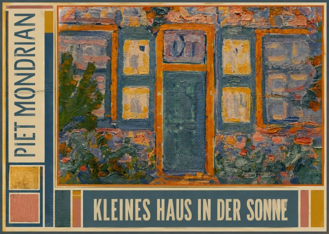Piet Mondrian Kleines Haus in Der Sonne II No3 - Affiche