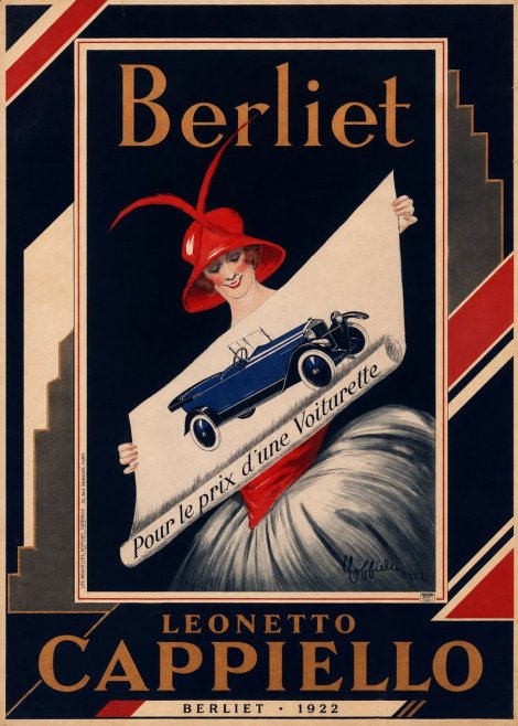 Leonetto Cappiello Berliet - Pour Le Prix D'une Voiturette No2 - Affiche