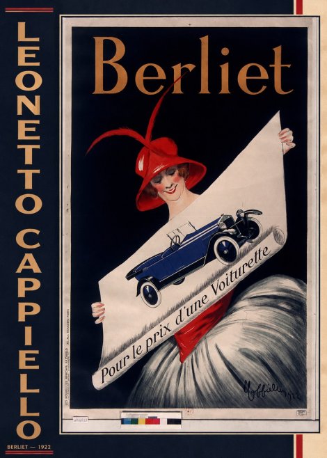Leonetto Cappiello Berliet - Pour Le Prix D'une Voiturette No3 - Affiche