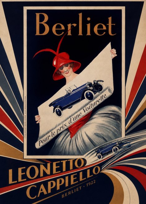 Leonetto Cappiello Berliet - Pour Le Prix D'une Voiturette No5 - Affiche