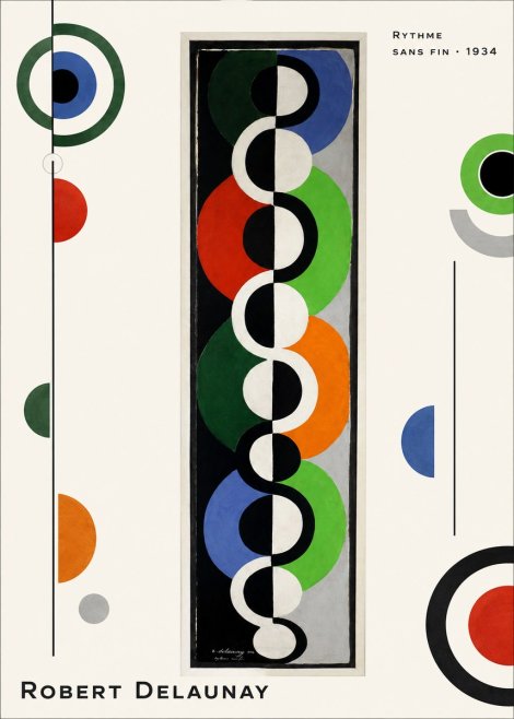 Robert Delaunay Rythme Sans Fin I No2 - Affiche