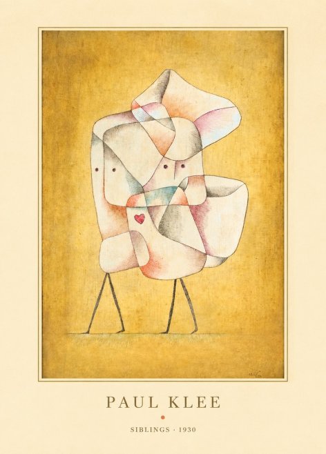 Paul Klee Siblings No4 - Affiche