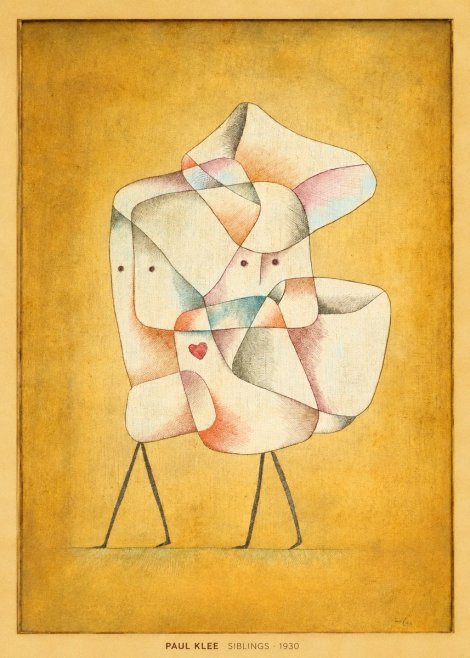 Paul Klee Siblings No5 - Affiche
