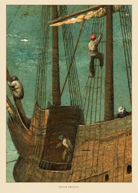 Pieter Bruegel The Ship No5 - Affiche