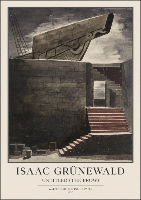 Isaac Grünewald Untitled (the Prow) No1 - Affiche