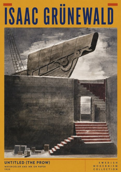 Isaac Grünewald Untitled (the Prow) No6 - Affiche