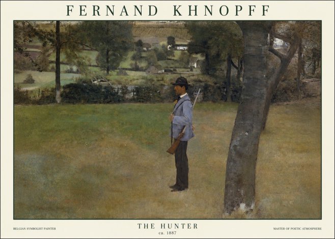 Fernand Khnopff The Hunter No1 - Affiche