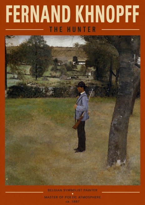 Fernand Khnopff The Hunter No2 - Affiche