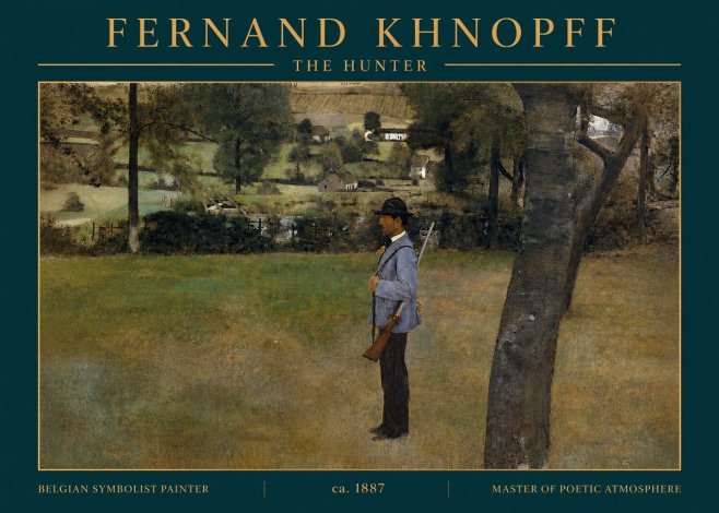 Fernand Khnopff The Hunter No3 - Affiche