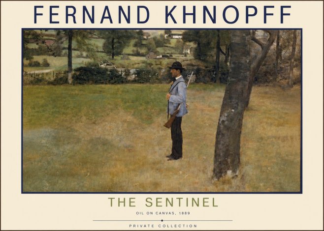 Fernand Khnopff The Hunter No6 - Affiche