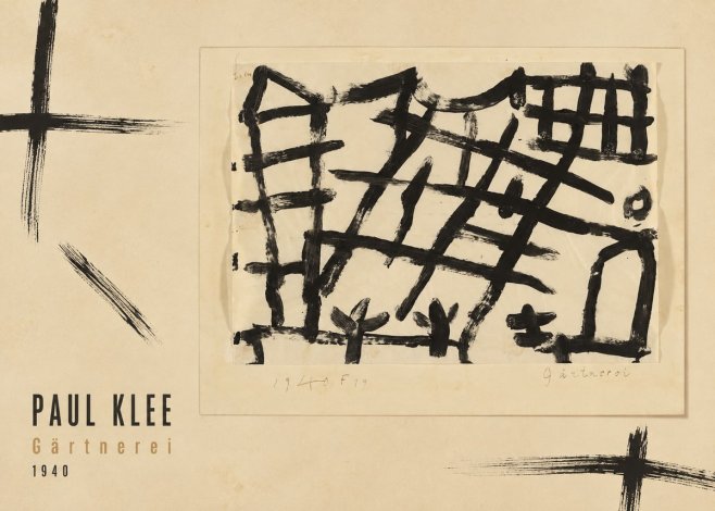 Paul Klee Gärtnerei No5 - Affiche