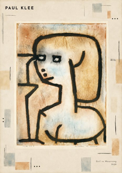 Paul Klee Girl in Mourning No3 - Affiche