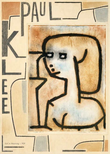 Paul Klee Girl in Mourning No5 - Affiche